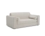 Диван аккордеон Барон №5 НПБ 140х200 см (Бархат бежевый STAR VELVET 6 LIGHT BEIGE)
