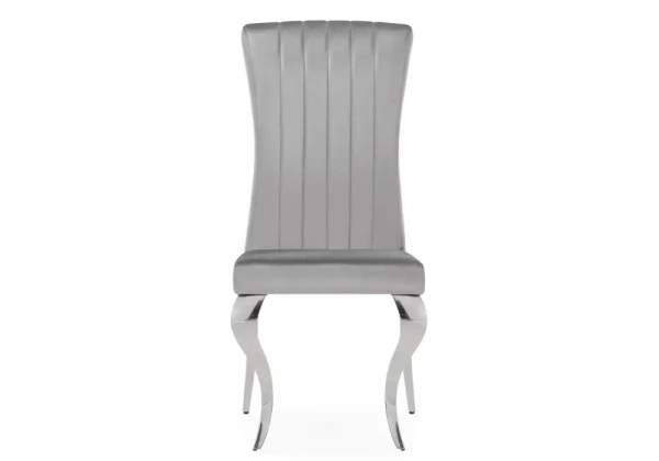 Стул на металлокаркасе Woodville Lund dark grey / steel