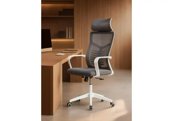 Компьютерное кресло Woodville Montana dark gray  / white