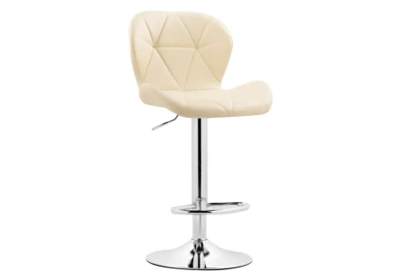 Барный стул Woodville Trio beige / chrome