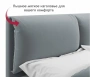 Кровать двуспальная Vita 2000x1600 с ПМ