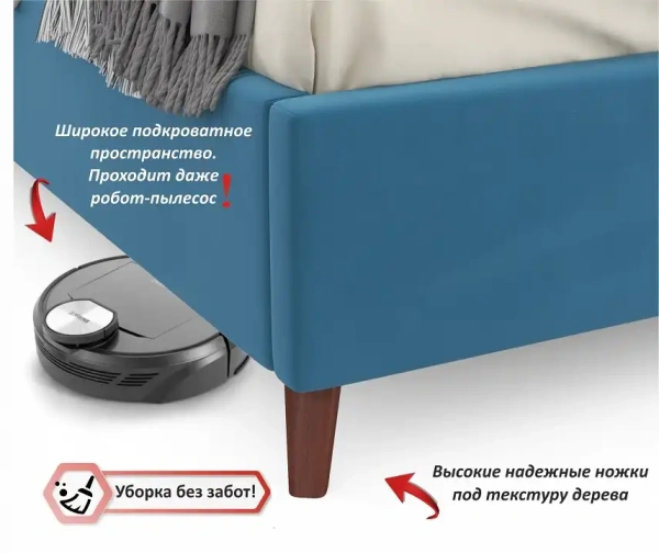 Кровать двуспальная Betsi 2000x1600