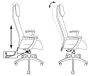 Кресло компьютерное KB-8/DG/TW-12