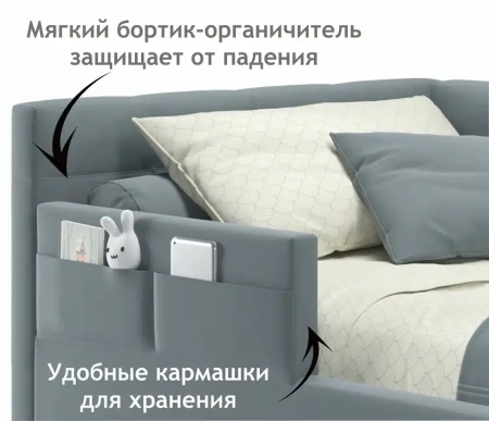 Кровать односпальная Bonna 2000x900 с ПМ