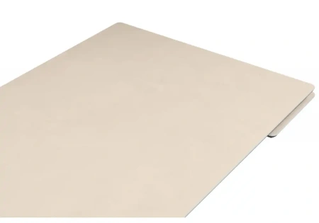 Керамический стол Notta Старлайт 140(200)х80 okara light yellow / черный