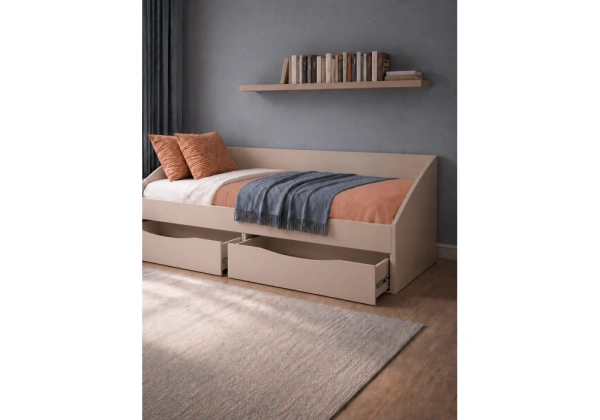 Кровать Woodville Эриол 90x200 кашемир