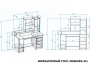 Стол компьютерный Мебелеф-33