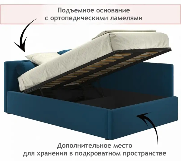 Кровать полутораспальная Bonna 2000x1200 с ПМ
