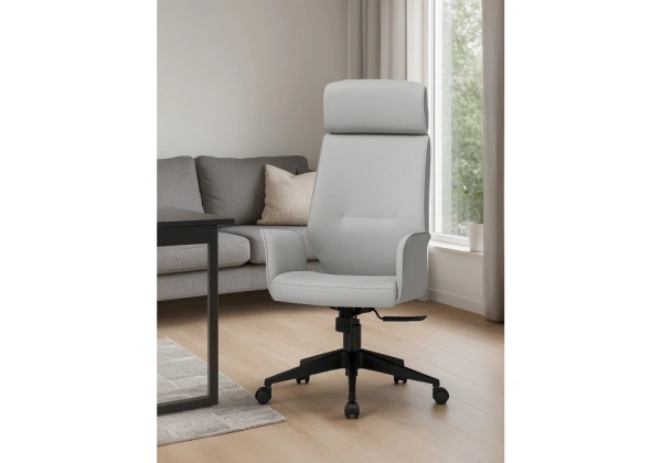 Офисное кресло Woodville Leo light gray / dark gray
