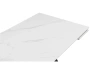 Керамический стол Notta Вилли 120(180)х80 snow alpin white / черный