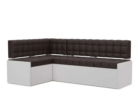 Ганновер Левый угол (Бархат шоколадный STAR VELVET 60 COFFEE) 208х82х133 см