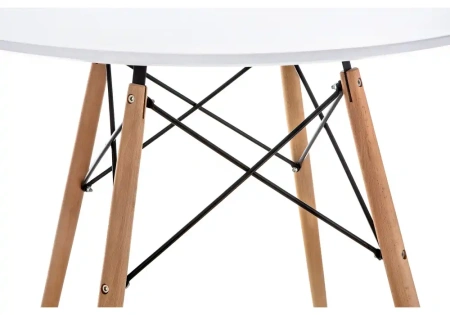 Стол деревянный Woodville by Лайфмебель Table 80 white / wood