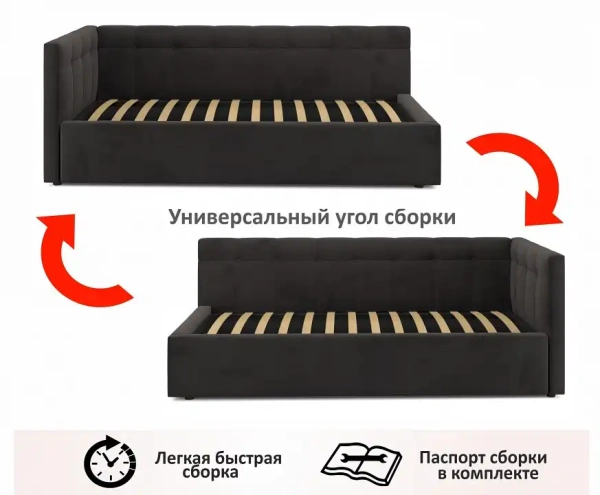 Кровать односпальная Bonna 2000x900