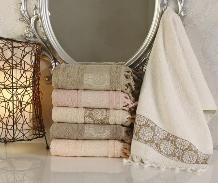 DAMASK KOZALI DRAY 70x140  (ассорти) Пол. Махровое 1х6