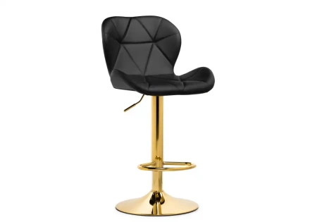 Барный стул Woodville Trio black / gold