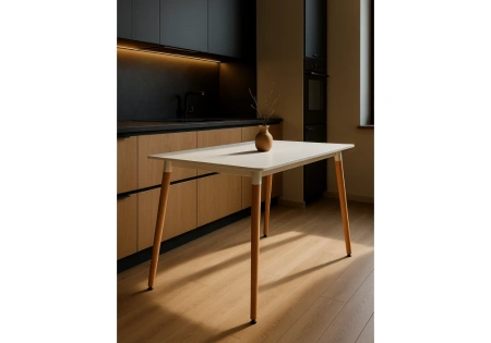 Стол деревянный Woodville by Лайфмебель Table 110 white / wood
