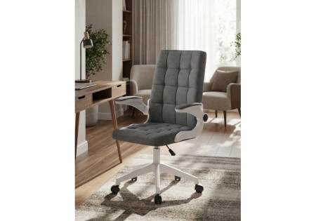 Компьютерное кресло Woodville Elga gray / white