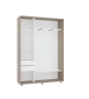 Шкаф-купе PRIME, 140х45х230 Шимо светлый с зеркалом