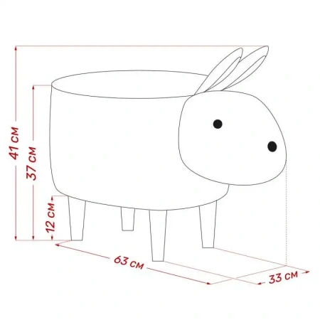 Пуф Leset Rabbit COMBI