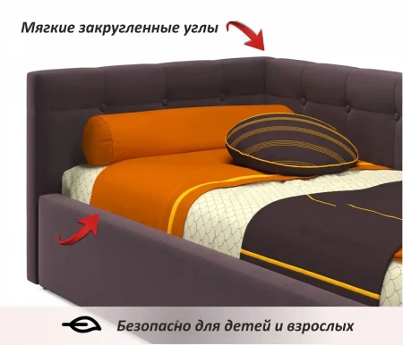 Кровать односпальная Bonna 2000x900