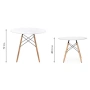 Стол деревянный Woodville by Лайфмебель Table 80 white / wood