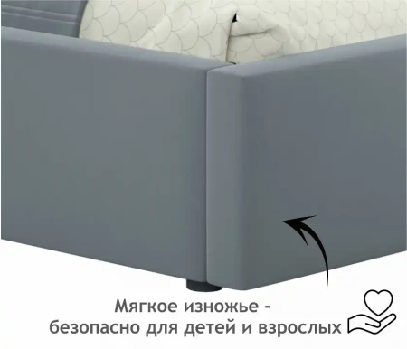 Кровать полутораспальная Bonna 2000x1200 с ПМ