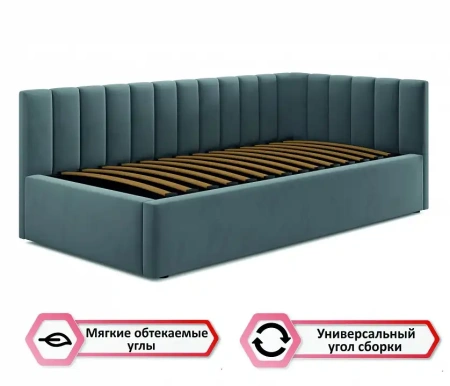 Кровать односпальная Milena 2000x900 с ПМ и матрасом ГОСТ
