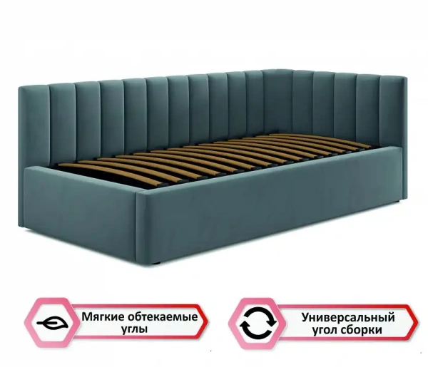 Кровать односпальная Milena 2000x900 с ПМ и матрасом АСТРА