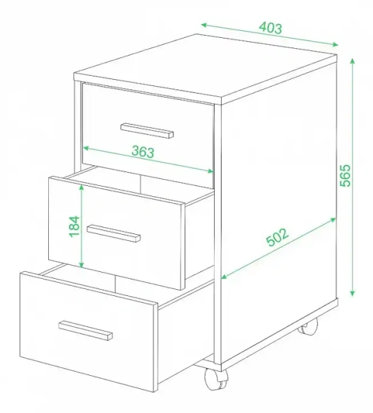Тумбочка Домино нельсон ТС-1