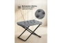 Табурет Woodville German dark grey / black
